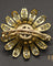 Broche 53 Bague marguerite modulable broche en or rose et diamants, perle de culture gold 58 Facettes A9885 F1987