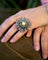Broche 53 Bague marguerite modulable broche en or rose et diamants, perle de culture gold 58 Facettes A9885 F1987