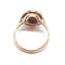 Bague 55 Bague rubis diamants or rose 58 Facettes