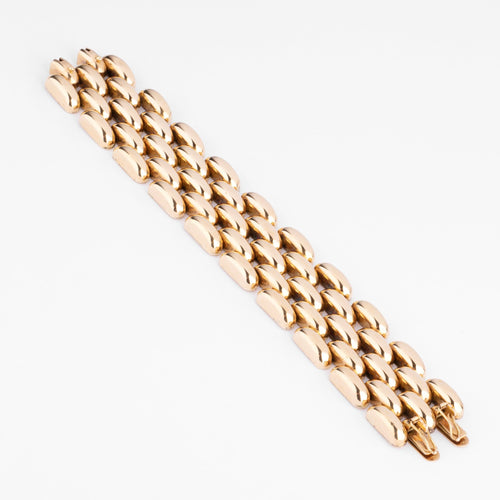 Bracelet Bracelet manchette 5 rangs en or jaune 18k 58 Facettes 1