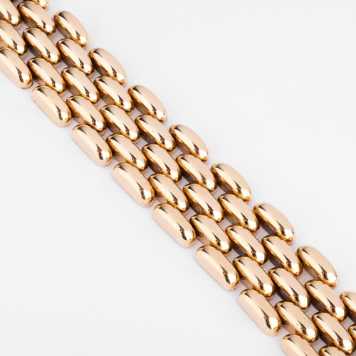 Bracelet Bracelet manchette 5 rangs en or jaune 18k 58 Facettes 1