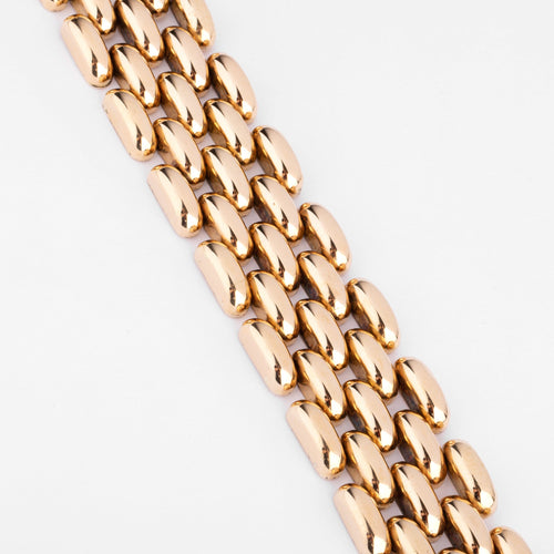 Bracelet Bracelet manchette 5 rangs en or jaune 18k 58 Facettes 1
