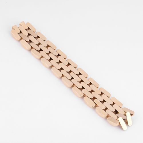 Bracelet Bracelet manchette 5 rangs en or jaune 18k 58 Facettes 1
