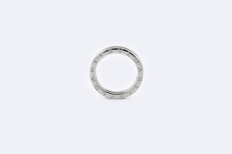 Bague 19 / Oro Bianco Bulgari B.Zero1 - Bague en or blanc 18 carats et diamants 58 Facettes ANL136