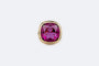 Bague Bague en or jaune 18 kt avec pierre fuchsia, taille 17 58 Facettes ANL820
