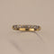 Bague 52 Alliance demi-tour en or jaune 18 carats et diamants 0,18 ct 58 Facettes 250245