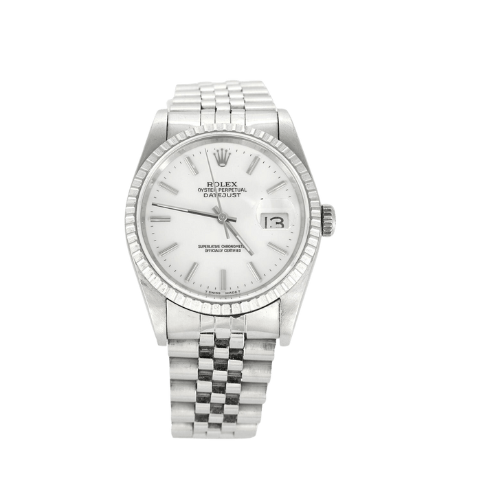 Montre ROLEX – Datejust Oyster Perpetual, montre en acier 58 Facettes 240464