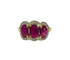 Bague 52 Bague trilogie rubis et diamants 58 Facettes