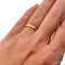 Bague 53 Alliance en or jaune 18 carats sertie de diamants 0,18 ct 58 Facettes 368