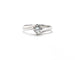 Bague Bague solitaire 0,30 ct en or blanc 18 kt et diamant 58 Facettes 5465