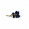 Broche Édouard Richards - Broche fleur bleue en or jaune 18K et diamants 58 Facettes REF2501-268