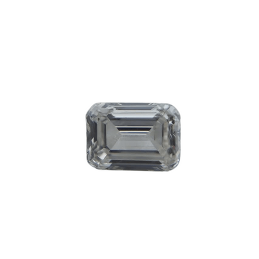 Gemstone EMERALD CUT DIAMOND 0.46ct 58 Facettes