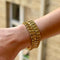 Bracelet Manchette libellule souple en or jaune 18K 58 Facettes REF2540CF-307