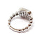 Bague 53 Bague pavée or blanc diamants 58 Facettes