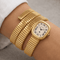 Montre Jaeger-LeCoultre Serpenti Tubogas - Montre Weingrill années 1970 en or 58 Facettes