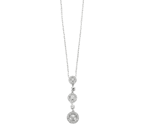 Collier Boucheron - Ava - or blanc et diamants 58 Facettes DV0627-1