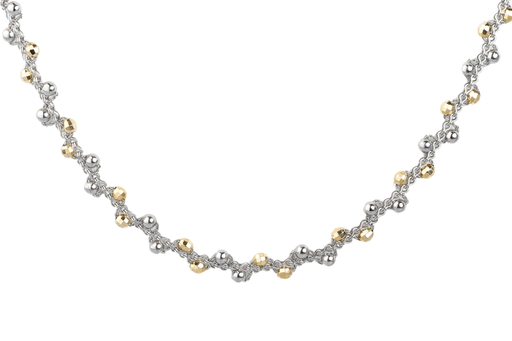 Necklace Gold necklace in two-tone gold 58 Facettes CLPTCC870