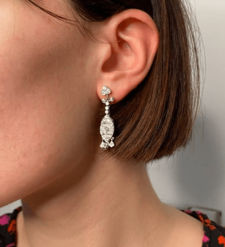 Boucles d'oreilles Boucles d'oreilles Irina Diamants 58 Facettes
