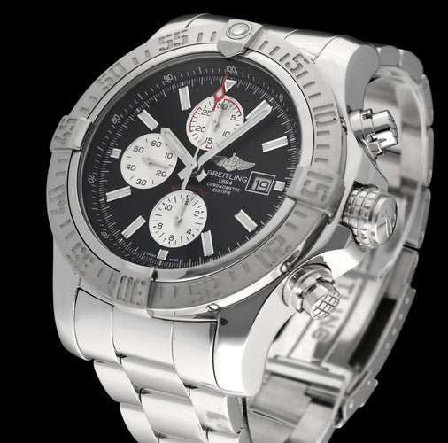 Montre Breitling Avenger II - Montre Super Avenger II A13371 en acier, 48 mm 58 Facettes BTL/AVG/063