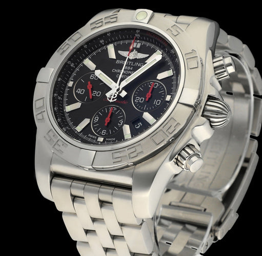 Montre Breitling Chronomat 44 - Montre automatique en acier AB0111 (2010) 58 Facettes BTL/CHM/072
