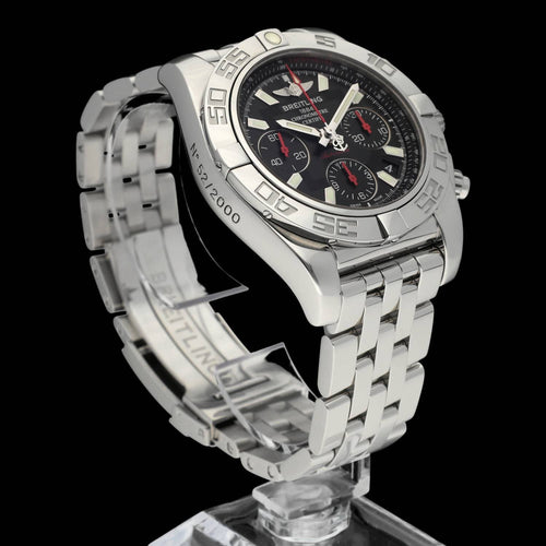 Montre Breitling Chronomat 44 AB0141 - Montre automatique en acier, boîte et papiers (2012) 58 Facettes BTL/CHM/111
