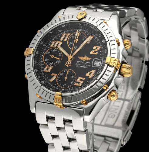 Montre Breitling Chronomat - Montre automatique réf. B13350 40 mm acier/or 58 Facettes BTL/CHM/126
