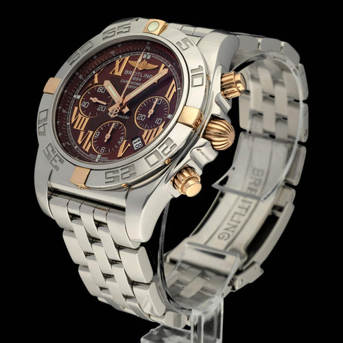 Montre Breitling Chronomat 44 - Montre automatique IB0110 en or rose et acier 58 Facettes BTL/CHM/143