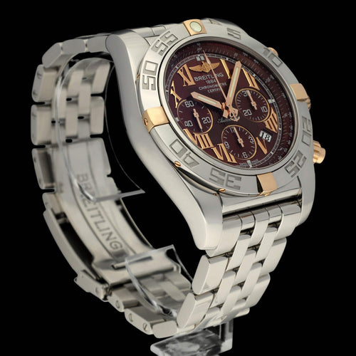 Montre Breitling Chronomat 44 - Montre automatique IB0110 en or rose et acier 58 Facettes BTL/CHM/143