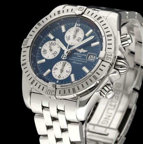 Montre Breitling Chronomat Evolution - Montre automatique en acier 44 mm 58 Facettes BTL/CHM/190