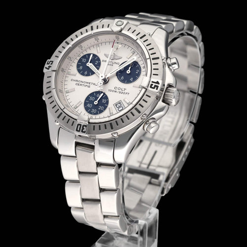 Montre Breitling Colt - Montre chronographe quartz en acier, réf. A73350 58 Facettes BTL/CLT/029