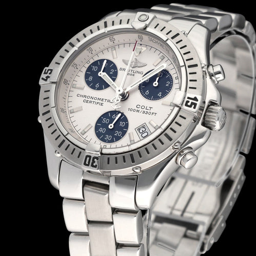 Montre Breitling Colt - Montre chronographe quartz en acier, réf. A73350 58 Facettes BTL/CLT/029