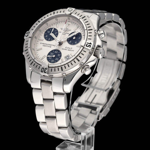 Montre Breitling Colt - Montre chronographe quartz en acier, réf. A73350 58 Facettes BTL/CLT/029