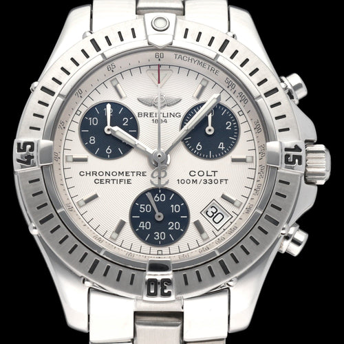 Montre Breitling Colt - Montre chronographe quartz en acier, réf. A73350 58 Facettes BTL/CLT/029