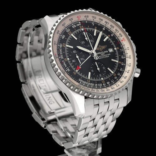 Montre Breitling Navitimer World - Montre automatique en acier A24322 58 Facettes BTL/NVT/062