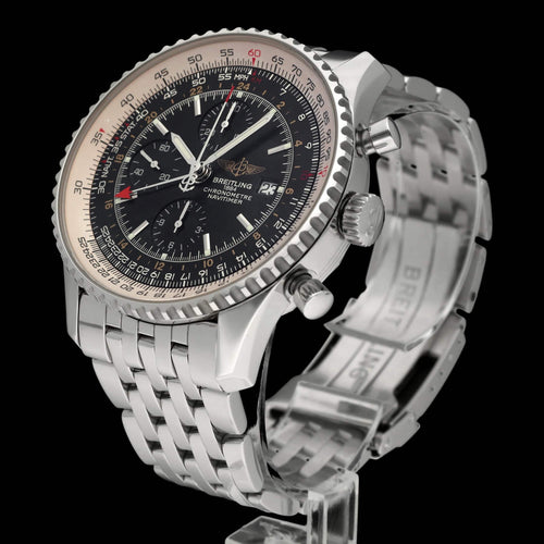 Montre Breitling Navitimer World - Montre automatique en acier A24322 58 Facettes BTL/NVT/062