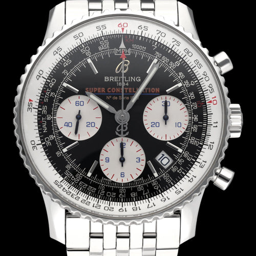 Montre Breitling Navitimer - Montre automatique en acier 42 mm, réf. A23322 58 Facettes BTL/NVT/089