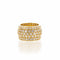 Bague 54 Cartier Nigeria - Bague en or jaune 18 carats et diamants 58 Facettes 2.19342