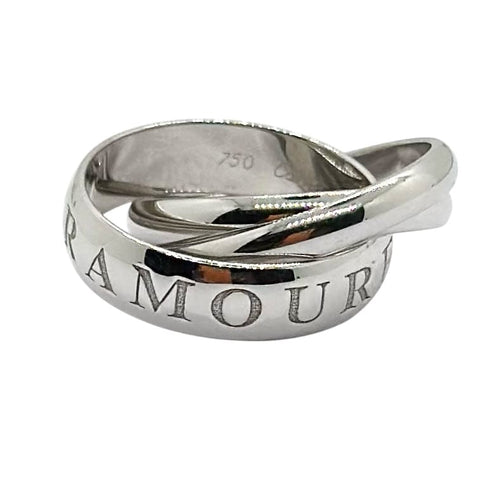 Bague 52 Cartier Amour & Trinity - Bague en or blanc 18 carats 58 Facettes 358