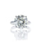 Bague 54 Bague solitaire diamant 7,66 ct en or blanc 18 carats 58 Facettes 2.18849