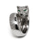Bague 51.5 Cartier Panthère - Bague en or blanc 18 carats, diamants et émeraudes 58 Facettes 2.18804
