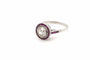 Bague 57 Art déco - Bague en platine, diamants et rubis 58 Facettes 24714
