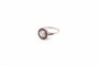Bague 57 Art déco - Bague en platine, diamants et rubis 58 Facettes 24714
