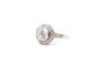 Bague 53 Bague en platine avec diamant 1,40 ct et diamants 58 Facettes 25144-26280