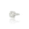 Bague 53 Bague coussin en platine et diamants (centre 1,54 ct) 58 Facettes