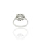 Bague 53 Bague coussin en platine et diamants (centre 1,54 ct) 58 Facettes