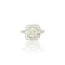 Bague 53 Bague coussin en platine et diamants (centre 1,54 ct) 58 Facettes