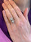 Bague 54 Bague Toi & Moi ancienne en or jaune 18 carats, platine, perles et diamants 58 Facettes B388