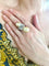 Bague 54 Gilbert Albert - Bague cocktail toi et moi en or gris 18 carats, perles et diamants 58 Facettes BS179