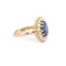 Bague 53 Bague Pompadour - Saphir de Ceylan 3,55 ct en or jaune 18 carats 58 Facettes BSA107