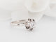 Bague 51 Bague solitaire en or blanc 18 ct et diamant taille brillant 58 Facettes 33056